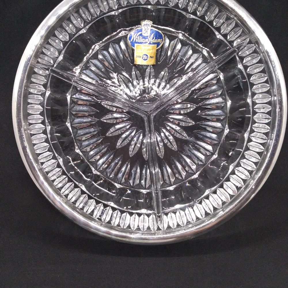 Vinrage William Adams Lead Crystal W.Germany dish